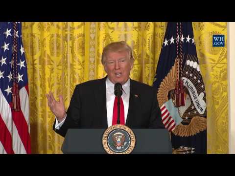 President Trump Holds a Press Conference