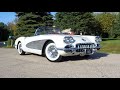 1958 Chevrolet Corvette in White 283 CI Engine with 4 Speed &amp; Ride - My Car Story with Lou Costabile