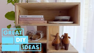 How to make a Shoe Rack | DIY | Great Home Ideas