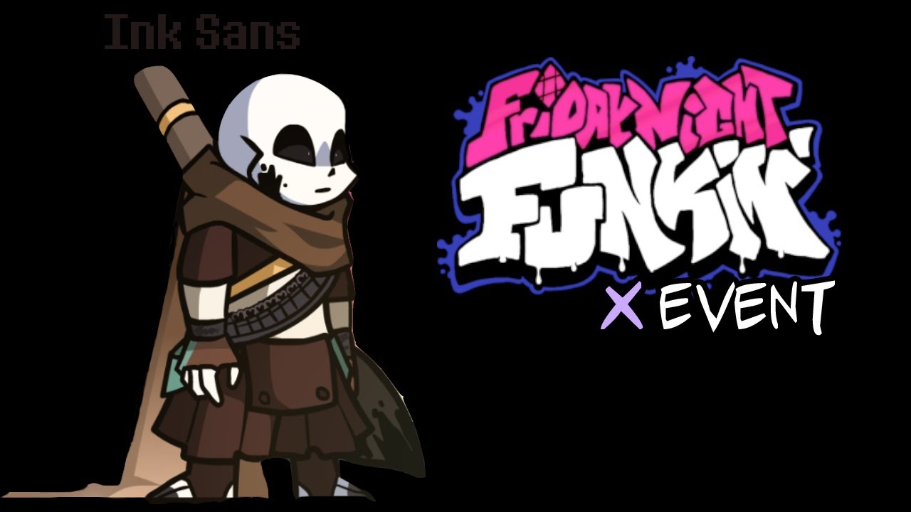 Ink Sans FnF X-event mod - Fnf Game - Sticker