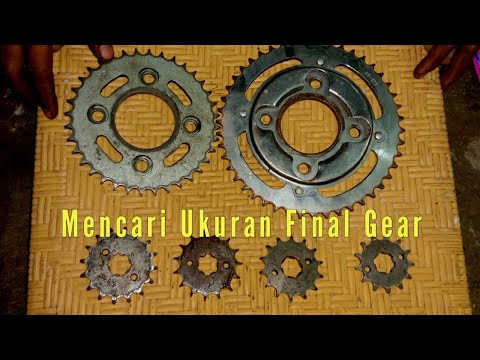 final gear!!! Ukuran Gear Herex // mencari final gear harian touring semi racing