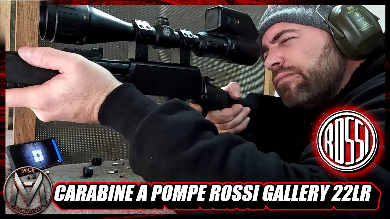 Carabine A Pompe Rossi Gallery Bois 22LR - Carabines à Pompe