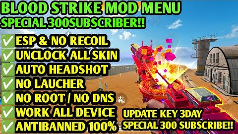 Mod Menu Blood Strike Injector | Azyra Modz Vip Free Version 17.0 | Full Fiture Brutal | Antibanned