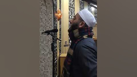 تراويح الليلة السابعة 1443 جامع الامانة برمنجهام الشيخين محمد الأنصاري حسين البقالي سورة الانعام كام