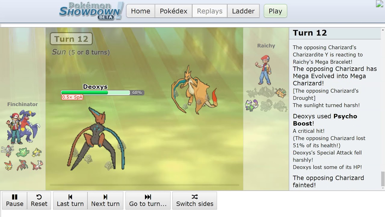 ProGaming - Pokemon Showdown, Finchinator vs Raichy, [Gen 6] Monotype (Mon Aug 12 2019)