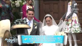 Principele Nicolae și Alina Binder, nuntă de basm la Sinaia