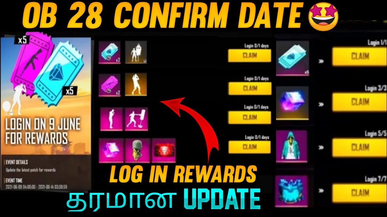 OB 28 update confirm date in India | free fire OB 28 update | 24kgoldn-mood