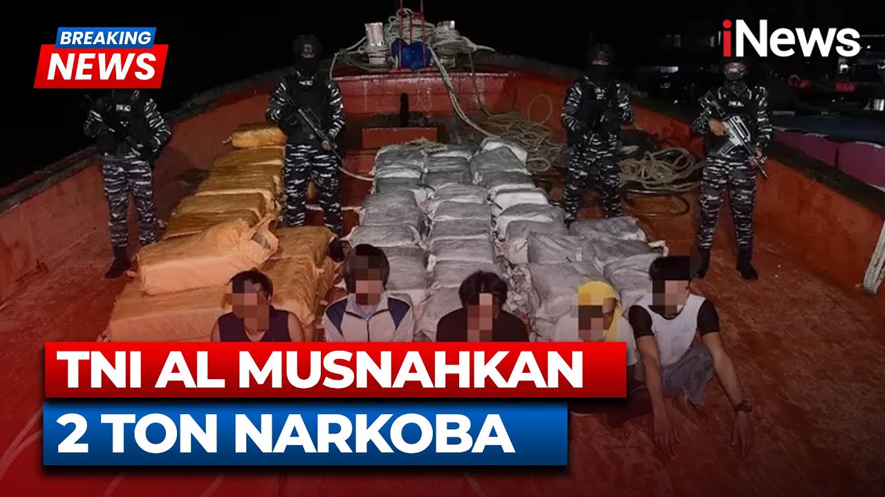 Breaking News TNI AL Musnahkan 2 Ton Narkotika di Batam | 20/05