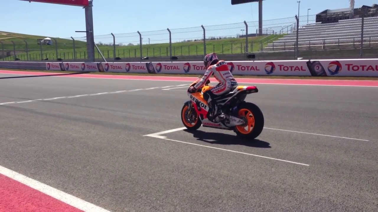 MOTOGP MARC MARQUEZ PRATICE START PURE SOUND!