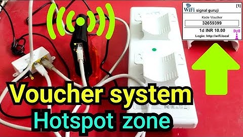 অটোমেটিক হটস্পট জোন, ভাউচার সিস্টেম, how to make voucher system hotspot zone @SignalGuruji