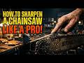 How to Sharpen a Chainsaw