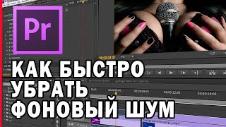 Как убрать шум микрофона в Adobe Premiere Pro