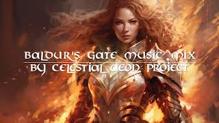 Baldur's Gate Music Mix - calm fantasy music for RPGs