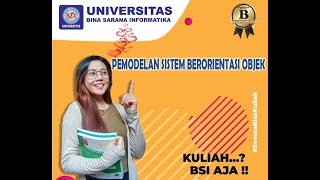Video Pembelajaran PSBO ( PEMODELAN SISTEM BERORIENTASI OBJEK ) Pertemuan 5