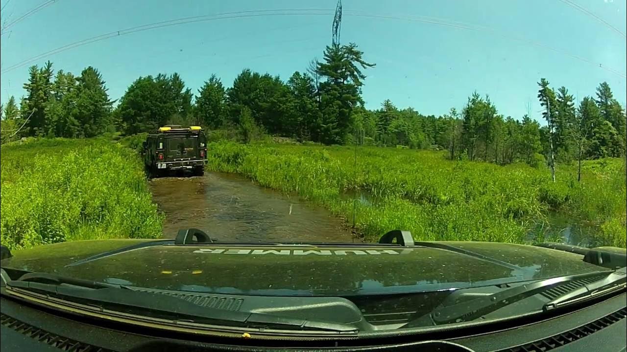 Hummer Club OffRoad Overlanding through Muddy Service Road YouTube