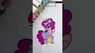Coloring MLP Pinkie Pie 🦄✨💖 #mylittlepony #coloring #coloringtime #markers #kidsart
