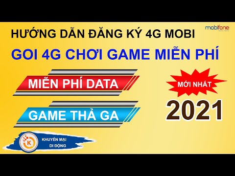 Video ĐĂNG KÝ 4G MOBI GÓI CƯỚC 4G CHƠI GAME THẢ GA KHÔNG LO... - youtube