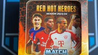 Opening match attax red hot heroes packs