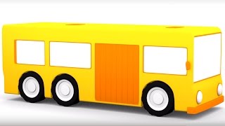 Развивающий мультфильм про машинки для детей - 4 машинки - Автобус Развивающий мультфильм про машинки для детей - 4 машинки - Автобус