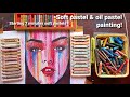 Soft and Oil pastel portrait painting | Online drawing, painting class