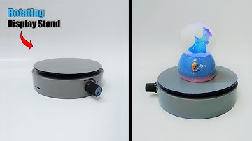 How To Make Rotating Display Stand From PVC Pipe At Home