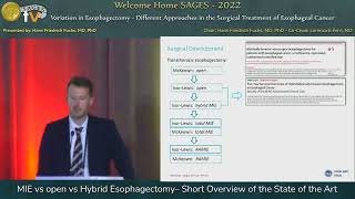 MIE vs open vs Hybrid Esophagectomy– Short Overview of the State of the Art