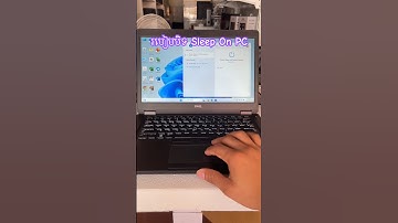 របៀបបិទកុំព្យូទ័រមិនអោយ Sleep , How to turn off Sleep mode Windows 1. #technology #windows #tips