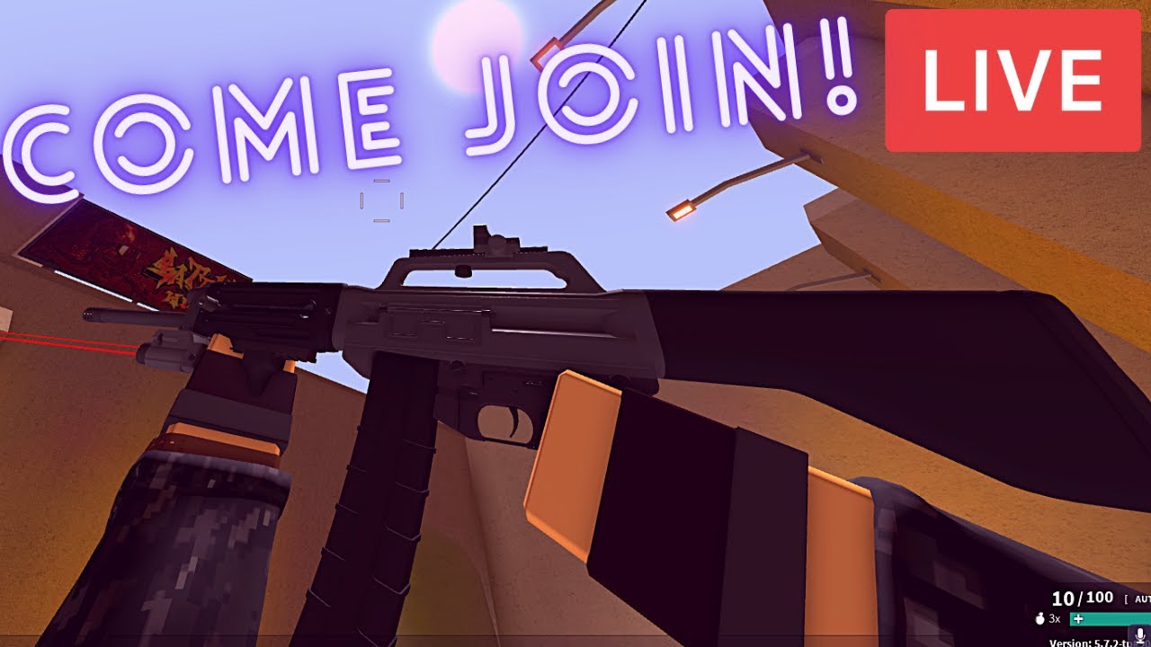 🔴LIVE🔴GUN GAME PHANTOM FORCES WITH VIEWERS + other games later??