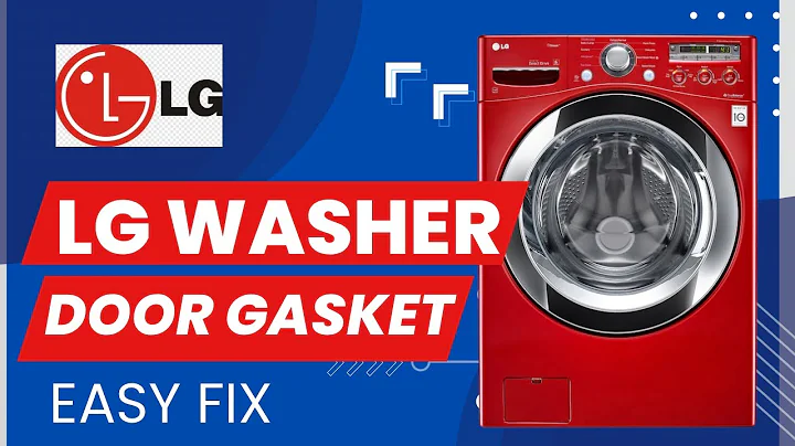 ✨ LG WASHER - DOOR GASKET REPLACEMENT - THROUGH THE FRONT ✨