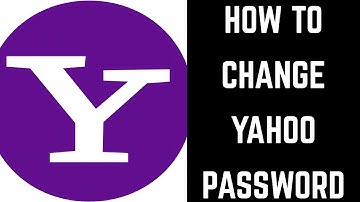 How to Change Yahoo Password