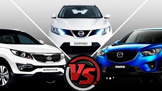 : Mazda CX 5 VS Nissan Qashqai VS KIA Sportage