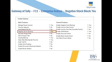 TALLY PRIME CUSTOMISED MODULE | NEGATIVE STOCK BLOCK CONTROL MODULE