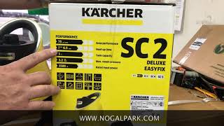 Karcher Sc2 Deluxe Steam Cleaner Limpiadora a Vapor como Utilizarla Review unboxing