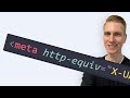 What is this: meta http equiv=X UA Compatible content=IE=edge