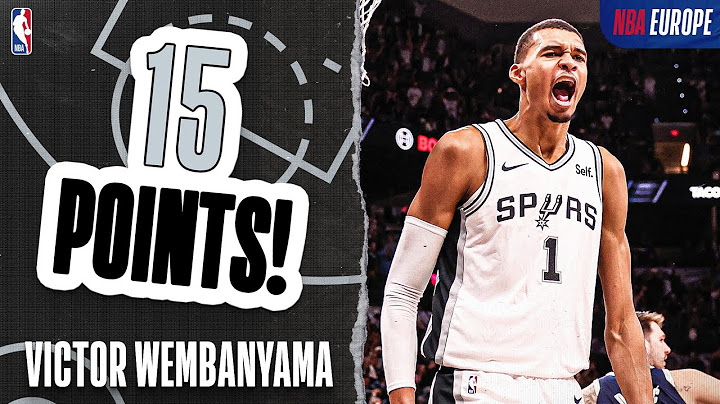 🇫🇷 DEBUT! Victor Wembanyama 15 points v Dallas Mavericks