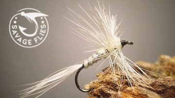 Tying (and fishing) the Irish Cream (mayfly dry fly pattern)
