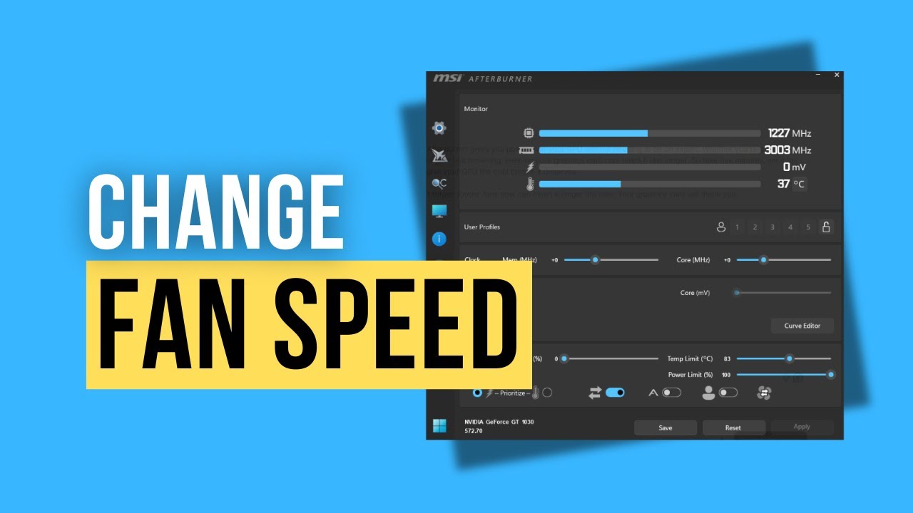 Fastest Method To Change Fan Speed on Any Graphics Card in MSI ...