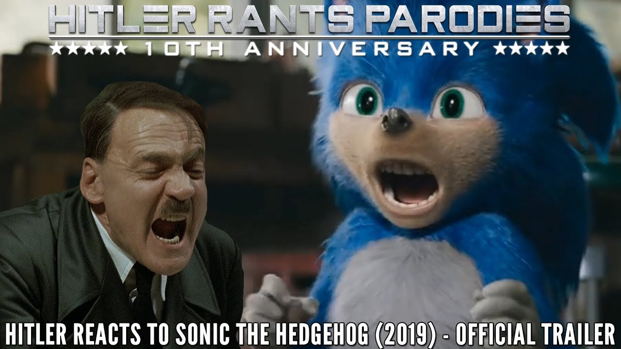 Hitler reacts to Sonic The Hedgehog (2019) - Official Trailer