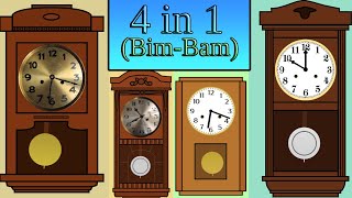 4 Clocks in One (Bim-Bam) | Scratch Project (#44-#47)