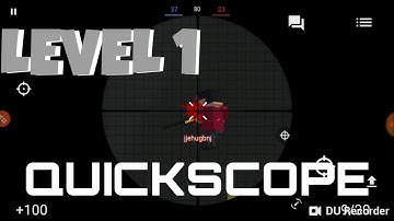 When a level 1 player does a quick scope.. (BLOCK STRIKE)