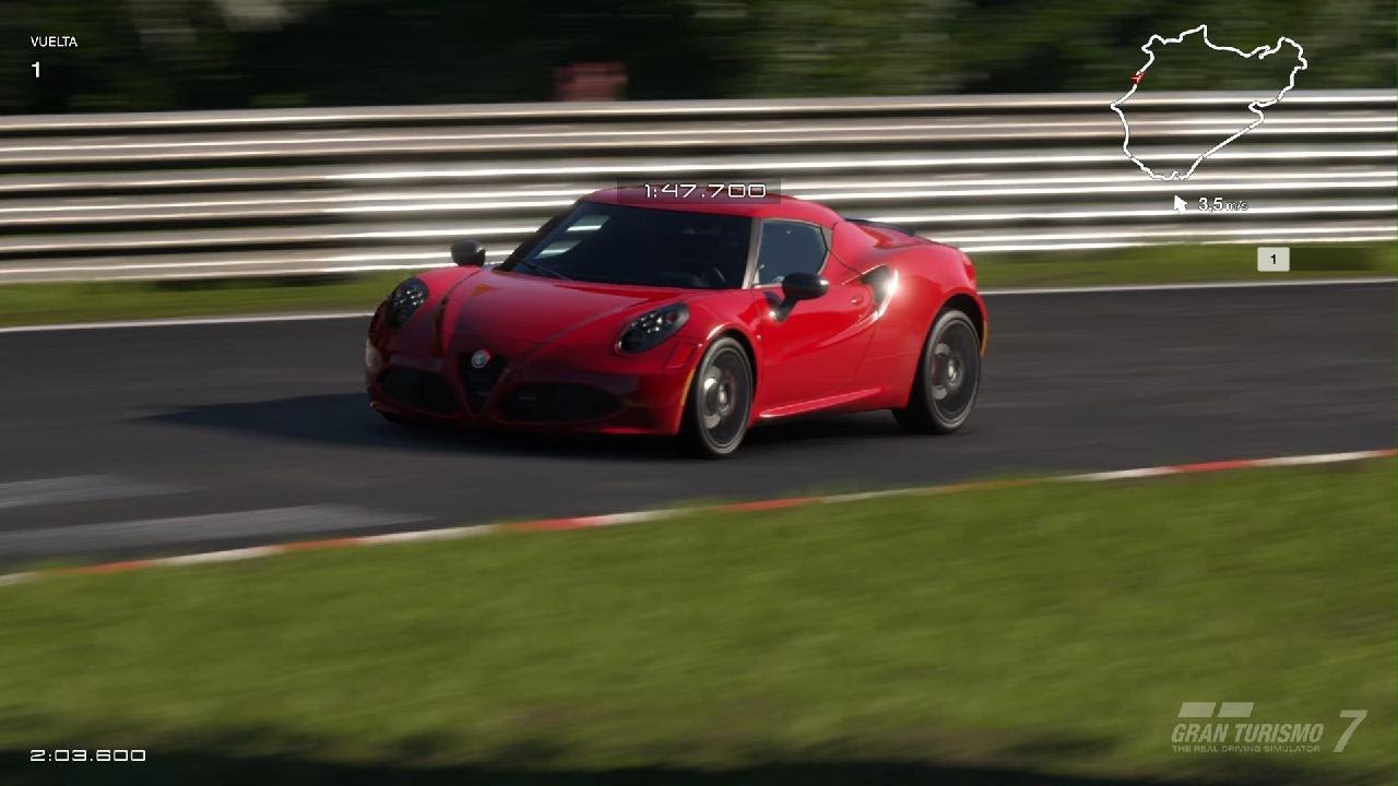 Gran Turismo 7 | Alfa Romeo 4C '14 - Nordschleife (7:46.587) - YouTube
