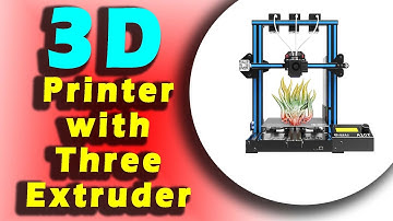 GIANTARM  Geeetech A10T Mix Color 3D Printer with Three Extruder