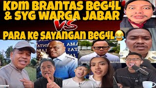 BENGEK❗️KDM BRANTAS BEG4L VS PARA KE SAYANGAN BEGAL😂NETIZEN RUJ4K MENTRI H4M !🤣