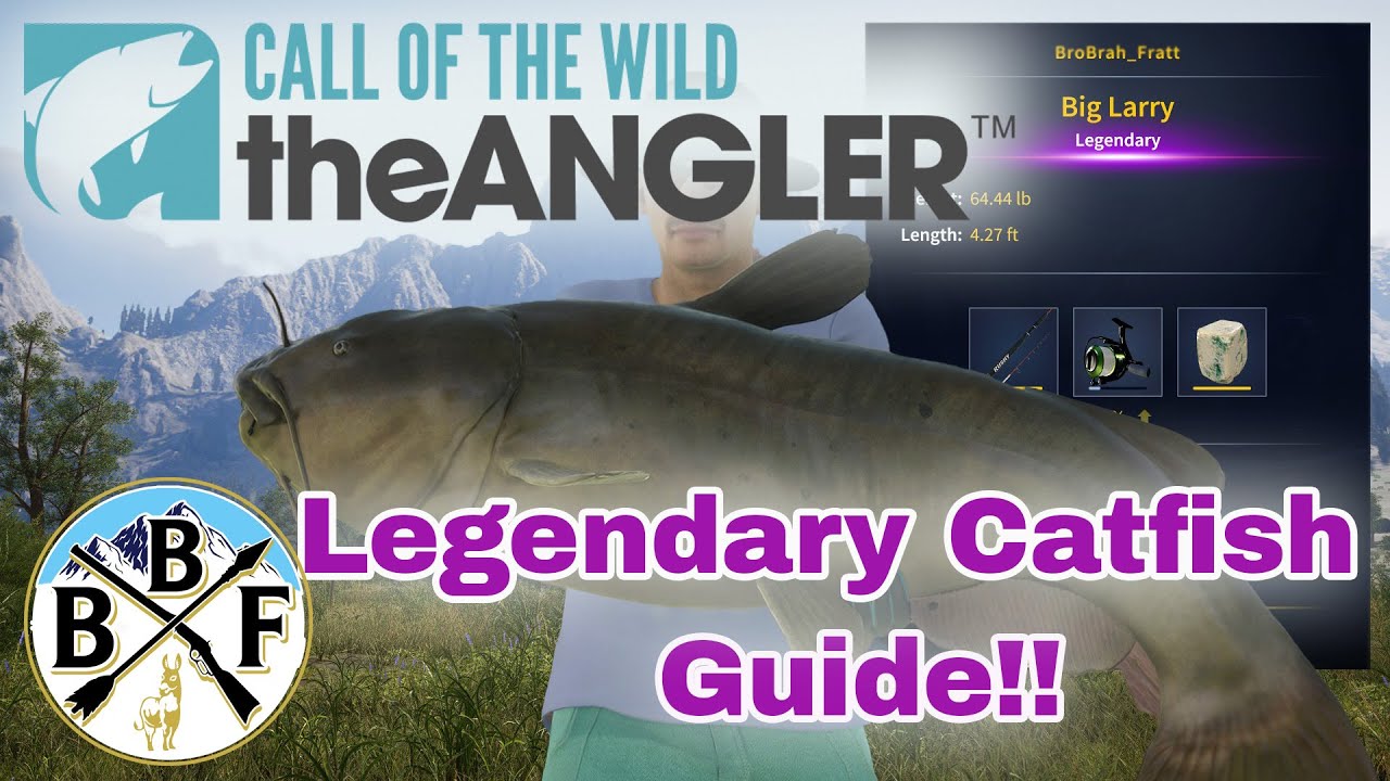 Beginner's Guide: Legendary Catfish - Big Larry Spawns, bait and hook size!