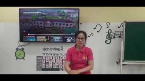 Tạo hình: Vẽ trường tiểu học