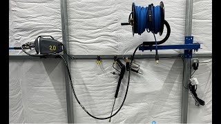 Active 2.0 Pressure Washer: Wall mount, hose reel, and 125ft of hose!