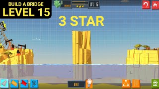 Build A Bridge Level 15 (3 STAR) screenshot 5