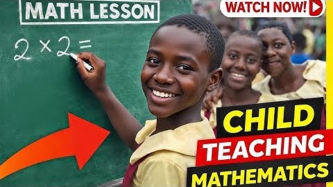 Tiani Grace’s Brilliant Math Lesson Explained Step by Step! 🙏 | Fun Class Six Math for Kids