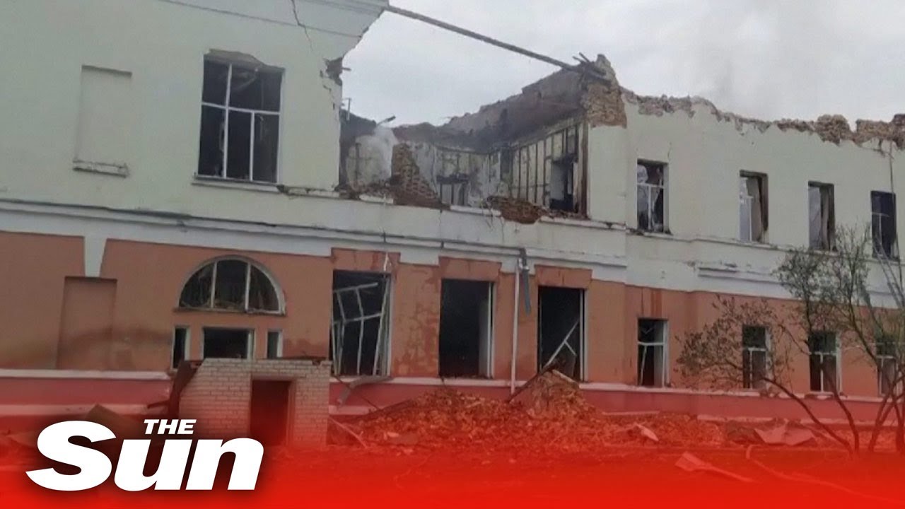Three killed as two schools destroyed by Russian shelling in Chernihiv