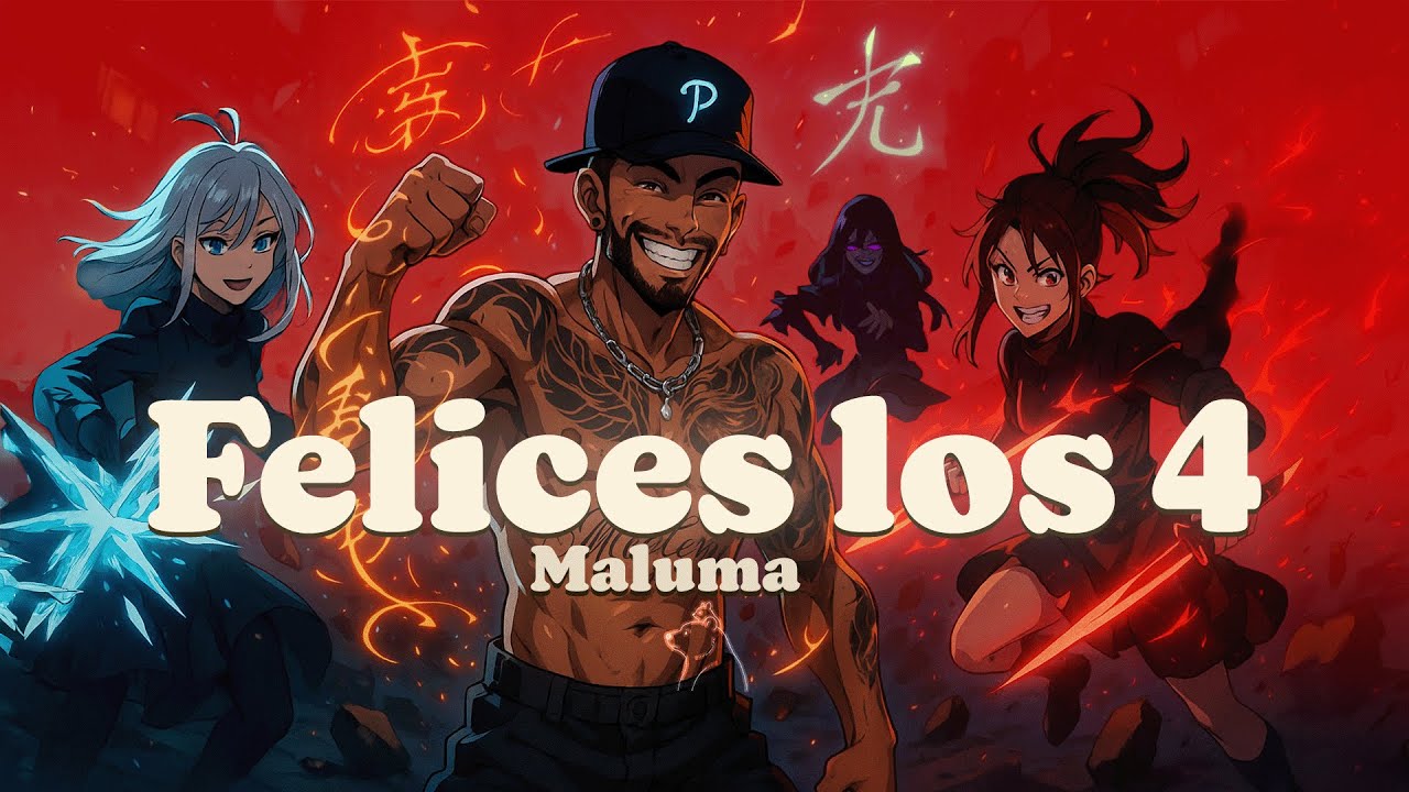 Maluma - Felices los 4 (LETRA/LYRICS)